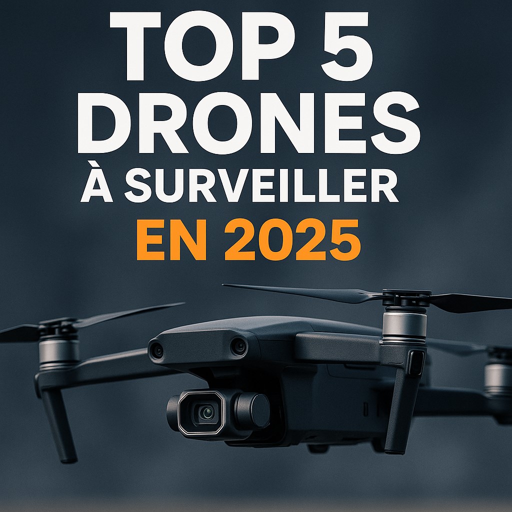 Top 5 des drones sortis en 2025 à surveiller