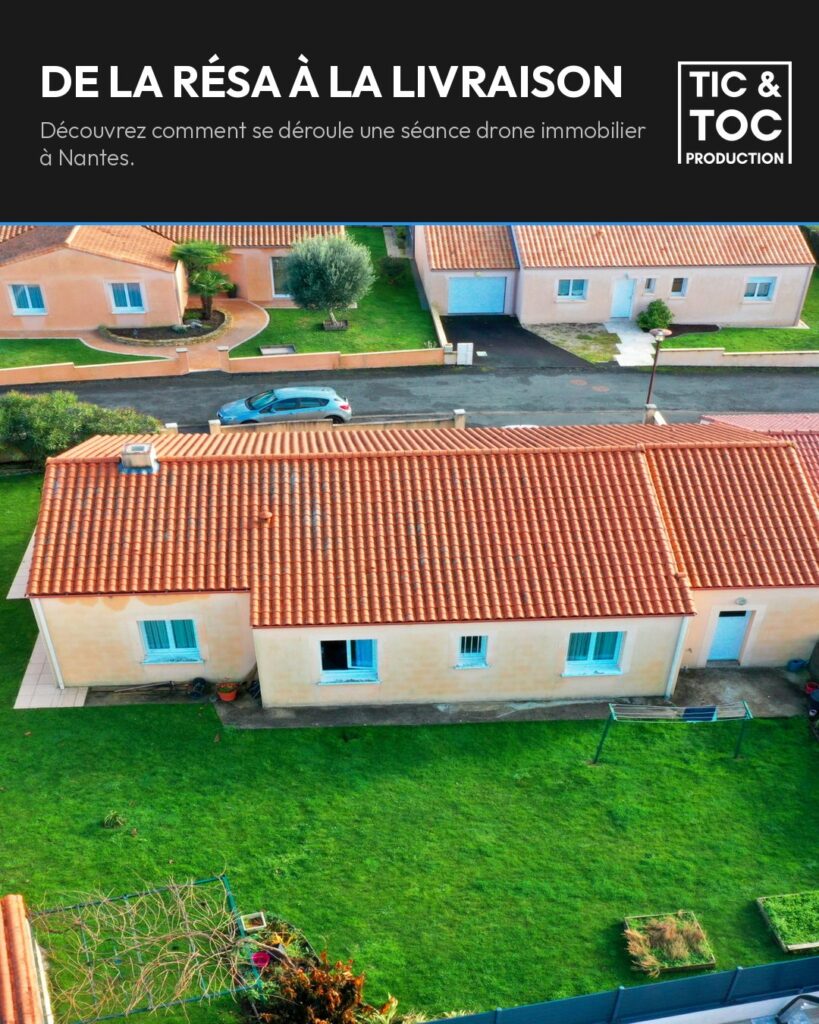 Drone promoteur immobilier Nantes : chantier et marketing